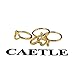 CAETLE® European Heart Shape Golden Women'S Clear With Cubic Zirconia Midi Rings(4 Pcs)