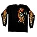 Hot Leathers mens Motorcycle powersports base layer tops, Black, XX-Large US