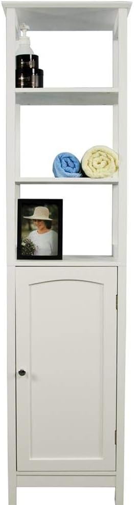 Etnicart Saulenschrank Badezimmer Platzsparend Weiss Holz Mdf 40x32x160cm Mehrzweck Badezimmermobel 5 Regale 1 Tur Burotur Schrank Anti Schimmel Container Eingang Wohnzimmer Zimmer Amazon De Kuche Haushalt