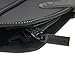 Top Handle Business Briefcase Bag Oxford Fabric Office Meetting Travel Use File Bills Document Expanding Storage Organizer Holder A4 Size File Folder Carrying Case Handbag (Black HB415)