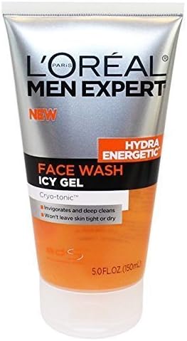 L'oreal Hydra Energetic Face Wash Icy Gel Cryo-tonic, 5 Fl Oz (Pack of 6)
