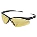 KleenGuard™ V30 Nemesis™ Safety Glasses (25659), Amber (Yellow) Lenses, Black Frame, Unisex for Men and Women (Qty 12)