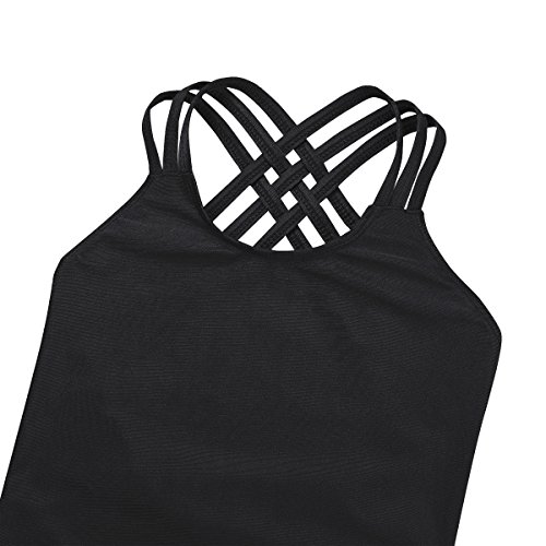 image for YiZYiF Girl's Team Basic Leotards Gymnastics Ballet Dance Unitard Body