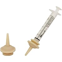 THE MIRACLE NIPPLE for Pets, Original Pkg/2 with Miracle Brand Oring Syringe