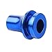 Dewhel SHIFT KNOB BOOT RETAINER/ADAPTER FOR MANUAL GEAR SHIFTER LEVER 10X1.5 Color Blue