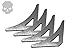 (4 pack) Cage Gusset 80 degree, 3/16" mild steel