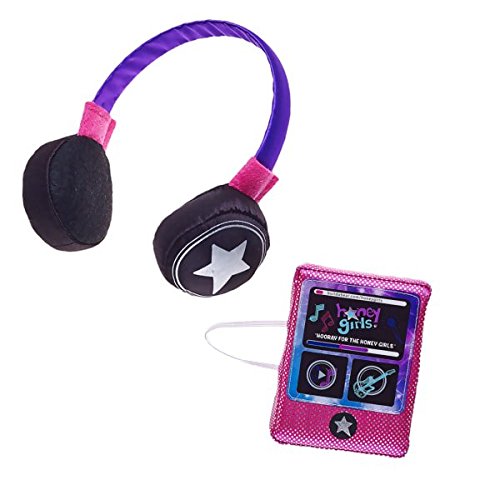 Build A Bear Workshop Honey Girls Plush MP3 Player 2 pc.