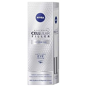 NIVEA-Hyaluron-Cellular-Filler-Anti-Age-Eye-Cream-15-ml-Moisturising-Anti-Ageing-Cream-for-Eye-Area-Powerful-Hyaluronic-Acid-Eye-Cream-for-Wrinkles-and-Dark-Circles Cellular Expert Filler Eye & Lip Contour Cream, 15ml