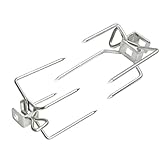 onlyfire 6102 Stainless Steel Grill Rotisserie Forks(1-Pair)-Fits for Weber 3/8" and 5/16" Square Spit Rods