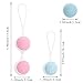 Kegel Balls- OUREIDA Kegel Exercise Weights - Bladder Control Device and Pelvic Floor Exercise Kit - Set of 4 Premium Silicone Cones Ben Wa Balls for Women: Beginner & Advanced