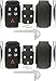 KeylessOption Keyless Entry Remote Smart Key Fob Case Shell Button Pad Outer Cover Rebuild Fix For Jaguar (Pack of 2)