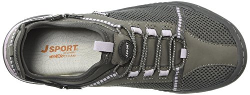JSport by Jambu Women's Tahoe Encore Sneaker, Dark Grey/Orchid, 10 Medium US - Thumbnail 7