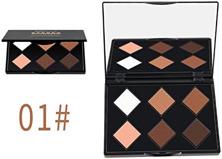 Face Base Foundation Palette HUBEE Bronze Contouring Highlighting Powder Makeup Kit (A1)