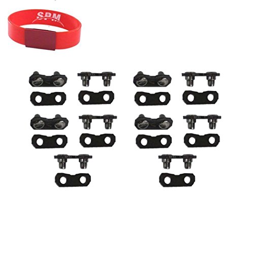 SPM 10 Pack 325" Chainsaw Chain Repair Kits .050 & .058 Master Links Tie Straps for Carlton Stihl Husqvarna Oregon
