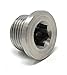 Oxygen Sensor Plug Stainless Steel M18 x 1.5 Metric Threading with Copper Washer