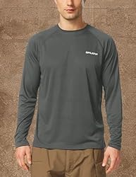baleaf Men's Sun Protection Shirts UV SPF T-Shirts