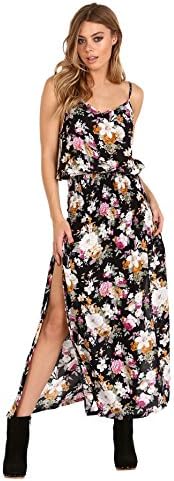 Auguste The Label Dusk Backless Split Maxi Navy