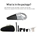 Handheld Vacuum, Portable Handheld Vac, Hand Held Vacuum Cordless Rechargeable for Car and Home, Lightweight Vacuum Cleaner with Powerful Suction, Wet Dry Hand Vac