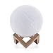 Moon Lamp, Slopehill 3D Moon Light Lamps LED 3 Colors Tapping Control with USB Charging, Home Decorative Lights Baby Lamp Best Gift for Kids Lover Birthday Christmas Gifts(5.9 Inch)