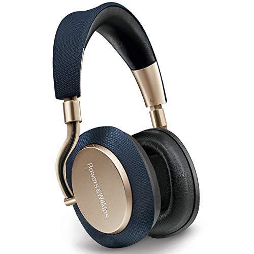 Bowers & Wilkins PX Wireless Over-Ear Headphones (Factory Certified Refurbished, Gold/Navy)