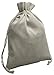 Cotton Muslin Drawstring Bags 7x9 Unbleached Reusable Favor Pouches for Crafts, Herbs, Gifts Pantry Storage | Heavyweight 144 GSM | Double Drawstring | by DR (7 x 9 inch - 12 pack, Beige)