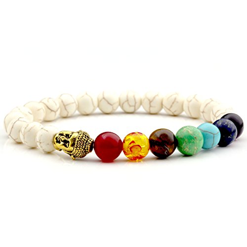 Top plaza men women 7 chakra buddha bracelet yoga meditation mala…