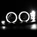 Spec-D Tuning 2LHP-MST99JM-TM Ford Mustang Led Halo Black Projector Head Lights