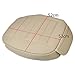 EDEALYN® New (M) W 52 XL 53cm car Cover Interior Faux Leather Soft Car seat Cover seat Cushion for Car,1pcs (Beige-F)