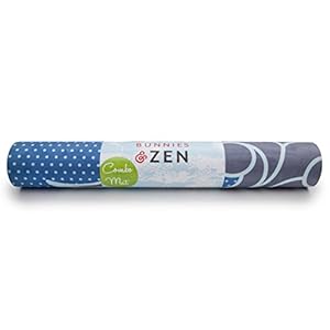 Yoga Mat by Bunnies & Zen Yoga Accessories – Yoga Mat and Hot Yoga Towel in one