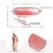 Exfoliating Brush, Body Brush, Eliminate Shaving Irritation for Face, Neck, Armpit, Bikini Line, Legs, To Treat and Prevent Razor Bumps and Ingrown Hairs for Men and Women (Orange)