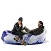 NewNomad Inflatable Lounge Chair, airsofa, Inflatable Lounger, Ideal for Music Festival and Camping, Inflatable air Lounger.(Clouds)