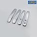 E-Autogrilles Triple Chrome Plated ABS 4 Door Handle Cover with Smart Keyhole for 07-13 Nissan Altima / 04-09 Nissan Quest / 07-12 Nissan Sentra / 04-08 Nissan Maxima (64-0406)