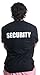 Ann Arbor T-shirt Co. Security | Event Safety Guard Two Side Print Black w/Tall Sizes Unisex T-Shirt-Adult, 2XL