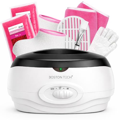 Boston Tech® Paraffin-Handbad von Muskelschmerzen und Arthritis. 3 Liter Fassungsvermögen. Feuchtigkeit und revitalisiert die Haut. Enthält 900 g Wach