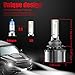 9005 LED Headlight Bulbs High Beam, Marsauto Super Bright HB3 Headlamp Conversion Kit with Fan, CANbus-Ready IP67 CSP Chips 6000K Xenon White 2-Pack