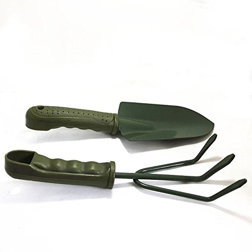 Pertique Gardening Tools Set,Small Rake and Spade Gardening Trowels