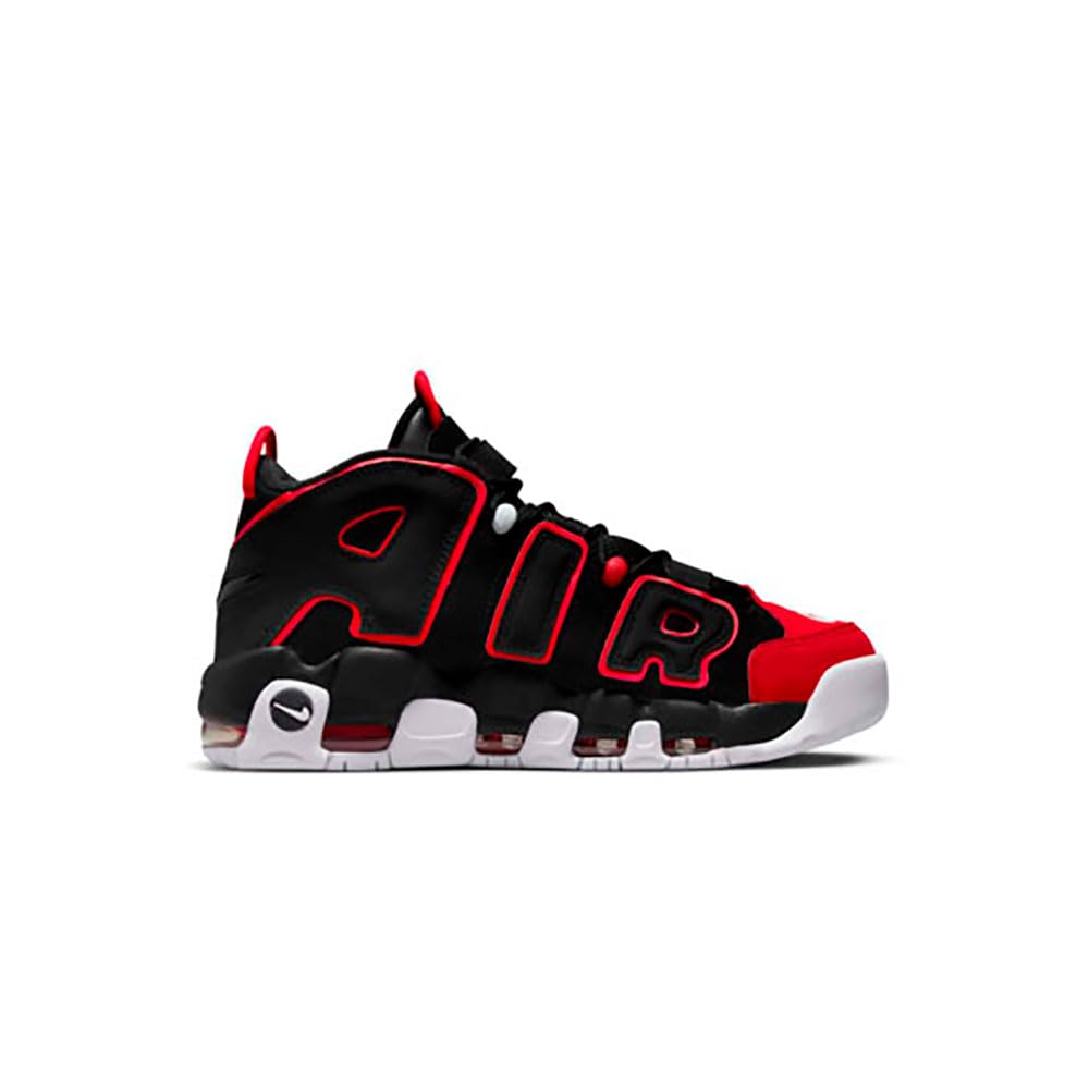 Black / University Red / White Nike Air More