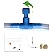 AKOAK 10 Pack Blue Plastic Fish Tank Air Pump Control Valves Aquarium Hose Connector 2 Way Adjustment Control Valves Aquatic Accessories Supplies