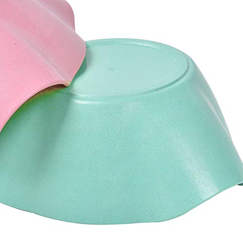 2 Pack Double Dish Pistachio Bowls - Snack Serving Bowls for Peanuts, Edamame, Cherries, Nuts Fruits and Candy, Snacks disc, Double Dish Nut Bowl with Shell Storage