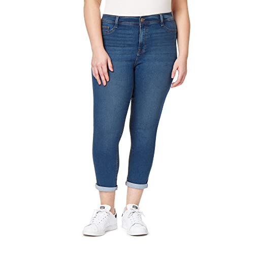 Angels Forever Young Signature Skinny Jeans for Women, Steel, 24 Plus