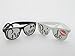 Bride and Groom Sunglasses Set - Wedding Supplies Favors Props Glasses - Great for Photo Booth and Wedding Photos
