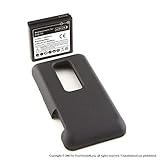 YN4L 3500mAh extended battery for HTC Evo 3D + Black cover