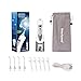 SMARTWOOD Cordless Water Flosser, Professional Oral Care Water Flosser, Rechargeable Portable Waterproof Oral Irrigator with 4 Jet Tips& 3 Pulse Modes for Home and Travel, for Braces & Gums Care