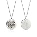 Essential Oil Diffuser Necklace - Aromatherapy Jewelry - Hypoallergenic 316L Surgical Grade Stainless Steel, 20.8