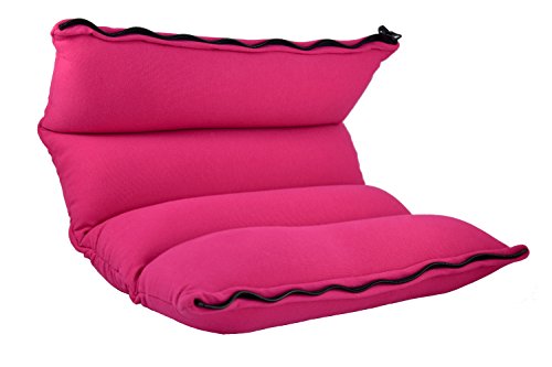 Yogibo ZippaRoll Multiple Purpose Roll up Pillow- Use as a Pillow, Seat Cushion or as Lumbar Back Support - Perfect for Neck, Back or Knees (Pink) - Thumbnail 3