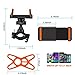 JDIBEST Bike Phone Mount/Mountain Bike Mount, Bicycle Holder, Universal Phone Bicycle/Motorcycle Holder Cradle for iPhone, Android Phone