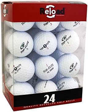 Top Flight Reload Recycled Golf Balls (24-Pack) Top Flite Golf Balls, White, One Size Top Flight Reload Recycled Golf Balls (24-Pack) Top Flite Golf Balls, White, One Size