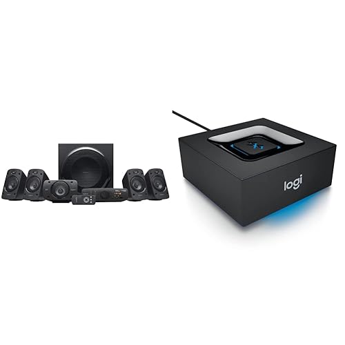 Logitech Z906 Surround Sound Speaker System Bundle with Bluetooth