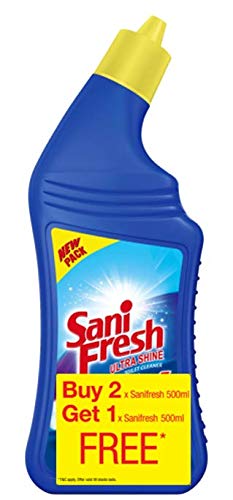 Sanifresh Ultrashine Toilet Cleaner, 500ml (Buy 2 Get 1 Free)