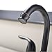 Modern Oil Rubbed Bronze Stainless Steel Bathroom Lavatory Vanity Basin Vessel Sink Faucet, Oil Rubbed Bronze Bathroom Faucet